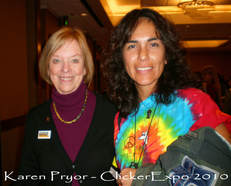 Margarita Knowlton with Karen Pryor