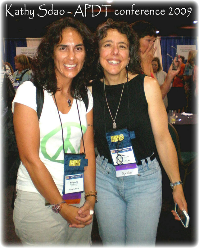 Margarita Knowlton with Kathy Sdao